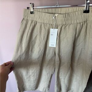 Linen Eileen Fisher Shorts - Beige